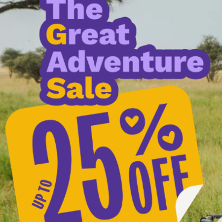 G Adventure Sale Now on