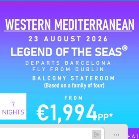Royal Caribbean Western Med Cruise